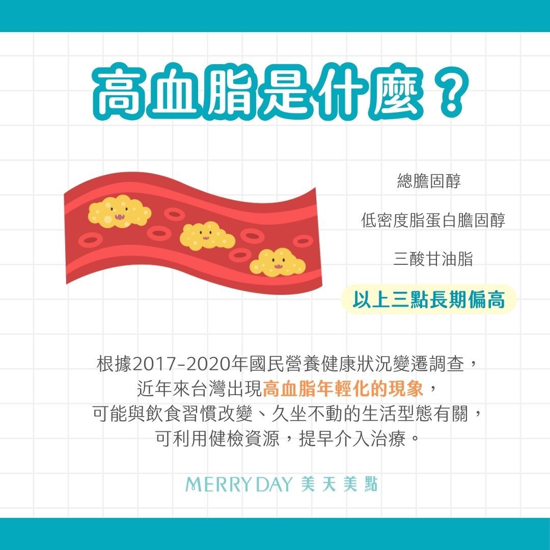 高血脂是什麼?總膽固醇、低密度脂蛋白膽固醇、三酸甘油脂