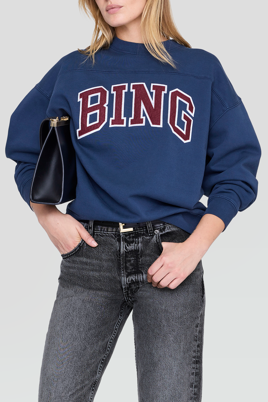 Anine Bing｜TRENTON 寬鬆字母衛衣