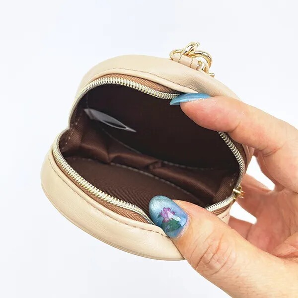 Miffy Round Macaron Pouch Chocolate