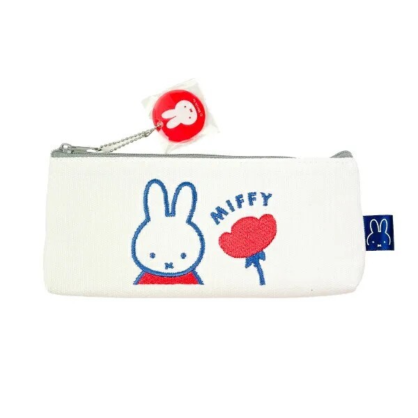 Miffy canvas pen pouch white