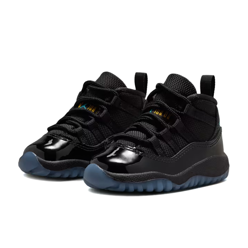 Nike Air Jordan 11 Retro Gamma Blue 黑藍 小童鞋 TD 378040-047