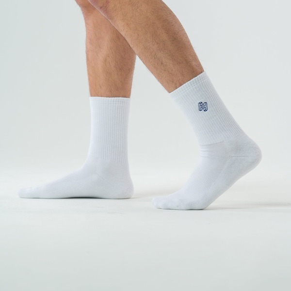 Hutch You Better Run socks No1 SCK001-23-WHT 中筒襪 運動 休閒 白