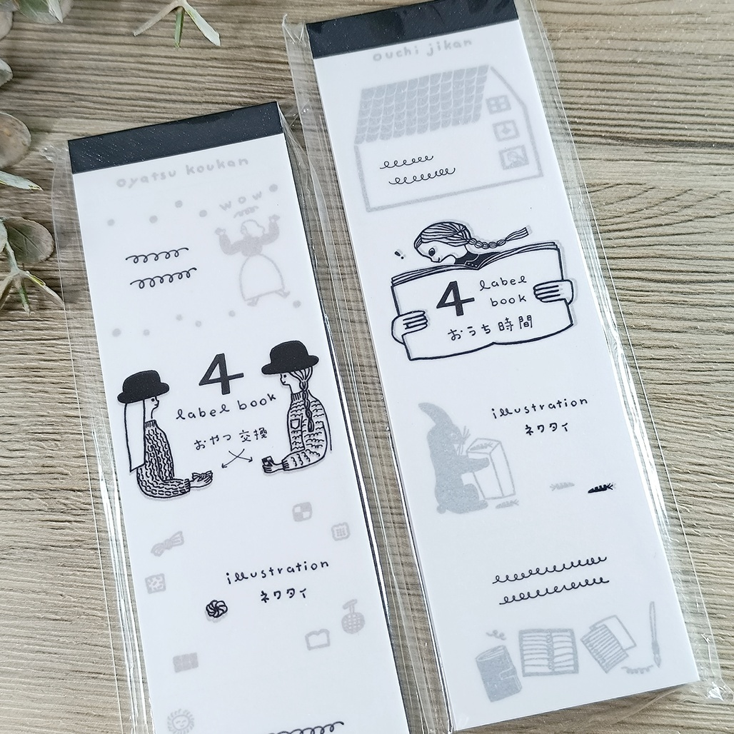 日本Necktie．活版印刷4分割便簽本 共2款