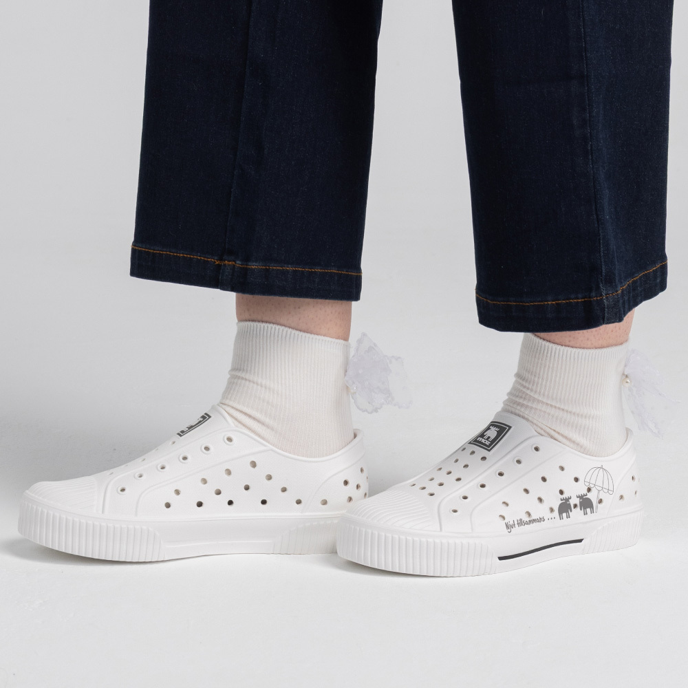 【Tattoo悄悄話系列】moz 瑞典 駝鹿 雙色洞洞餅乾水鞋 (一起享受)