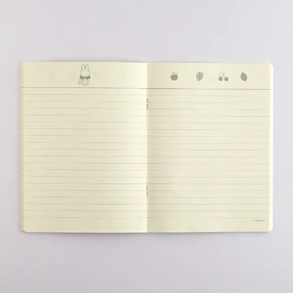 Miffy A5 Deformed Notebook (Fruits)