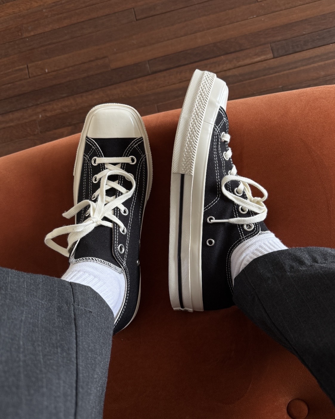 日本限定🇯🇵 CONVERSE ALL STAR SQUARETOE OX 方頭 方形 黑白 奶油底 低筒 男女鞋 / 預購