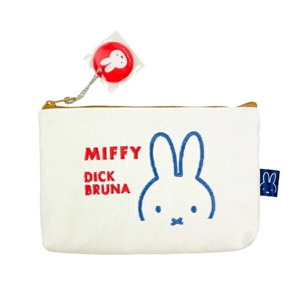 Miffy canvas pouch white