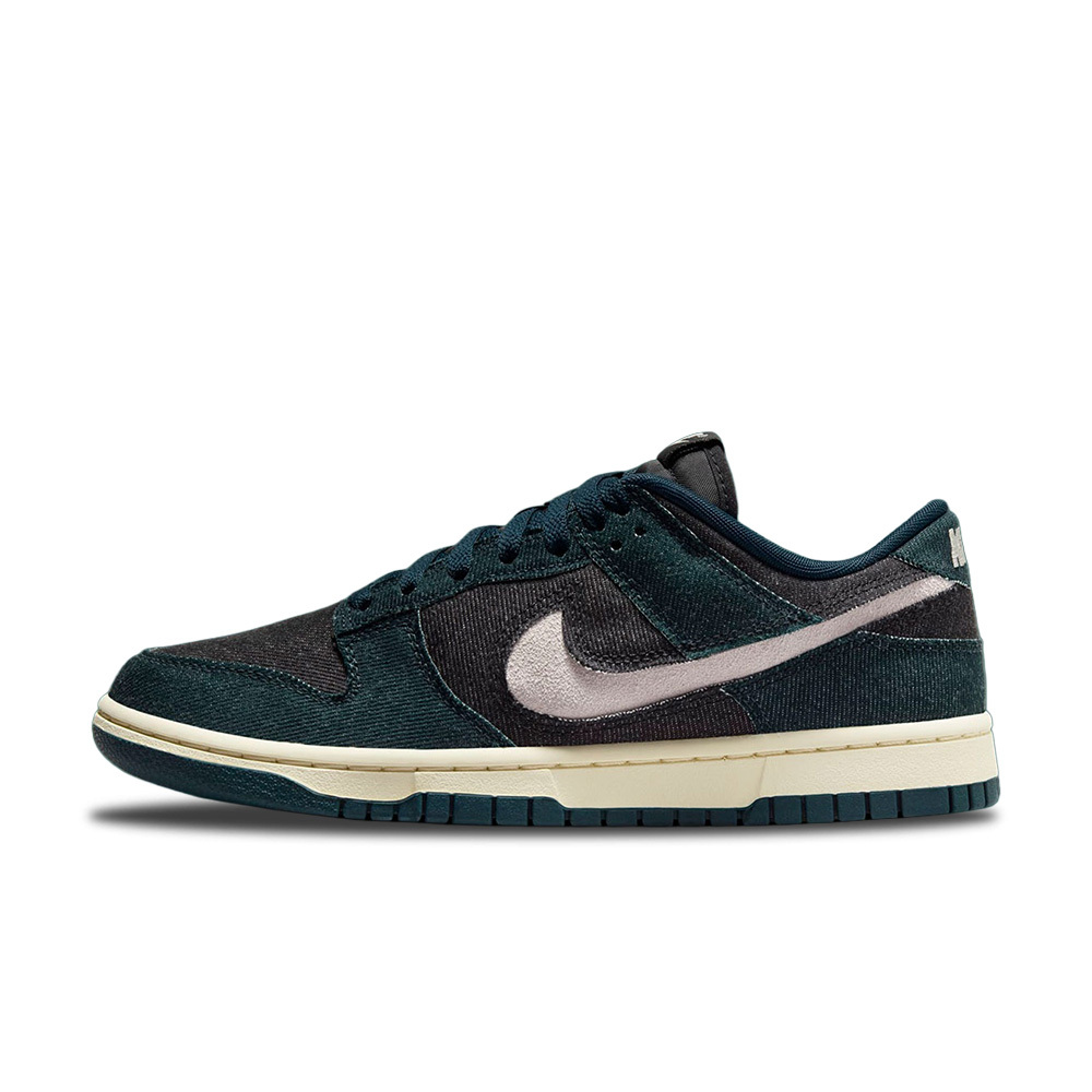 W Nike Dunk Low 牛仔藍 單寧 拼接 復古 休閒鞋 運動鞋 女鞋 HF1985-400