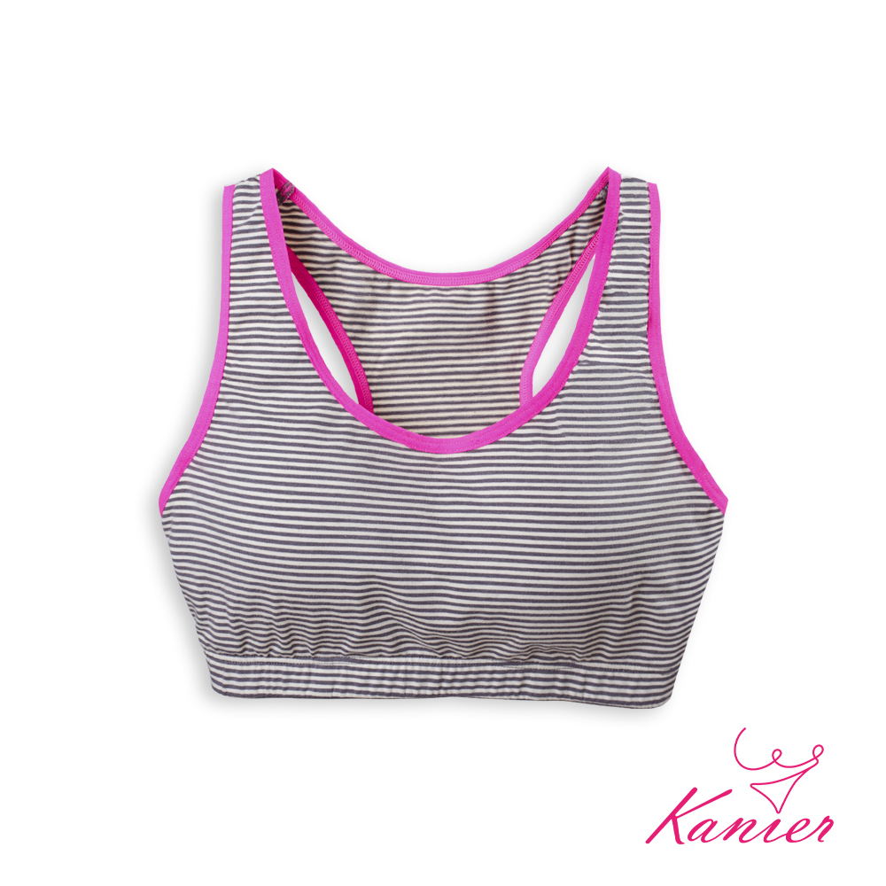 【Kanier卡妮兒】元氣女孩涼感有機棉 運動內衣【1209 桃色 -M / L / XL / XXL(Q)】