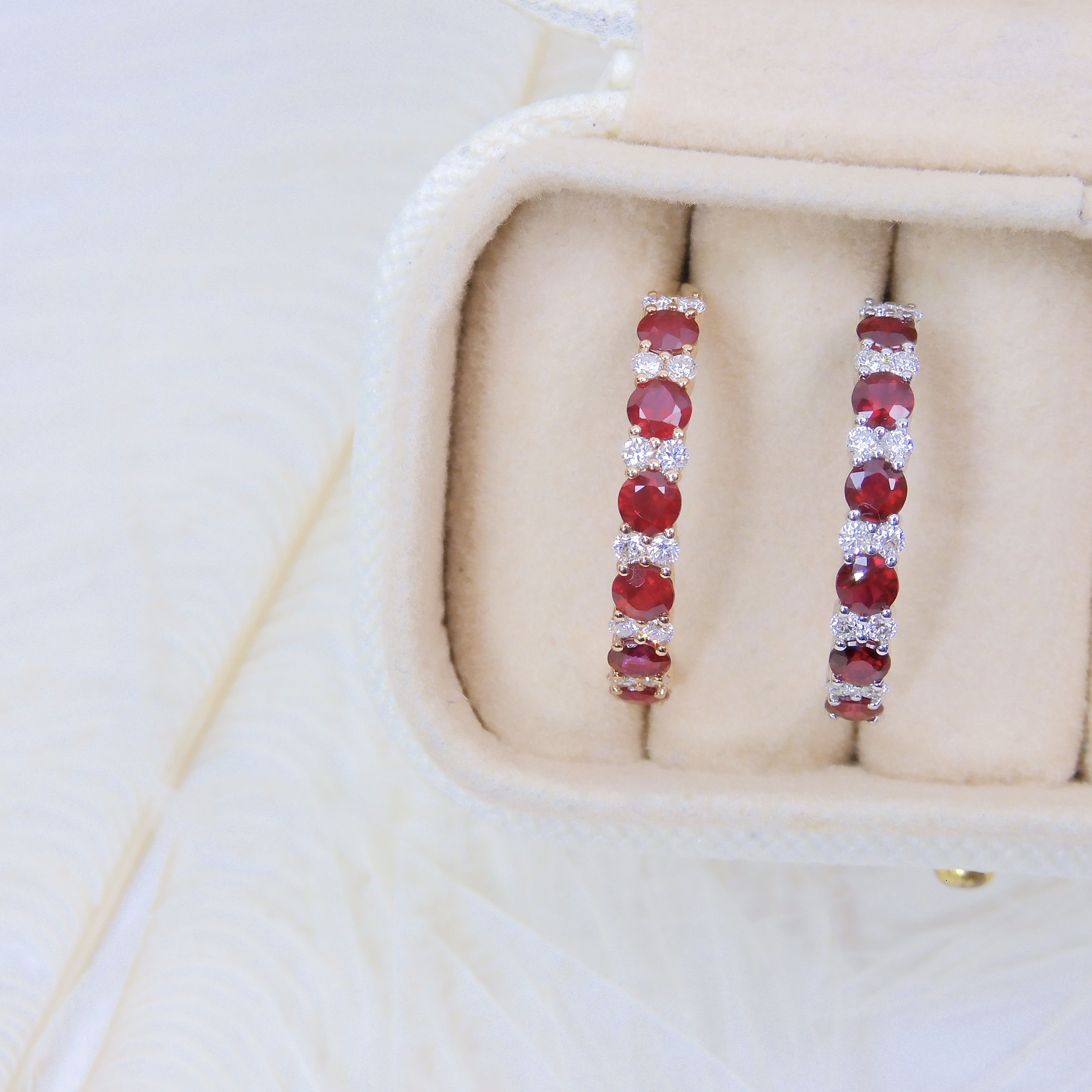 18K金  0.73ct / 0.61ct  紅寶石戒指