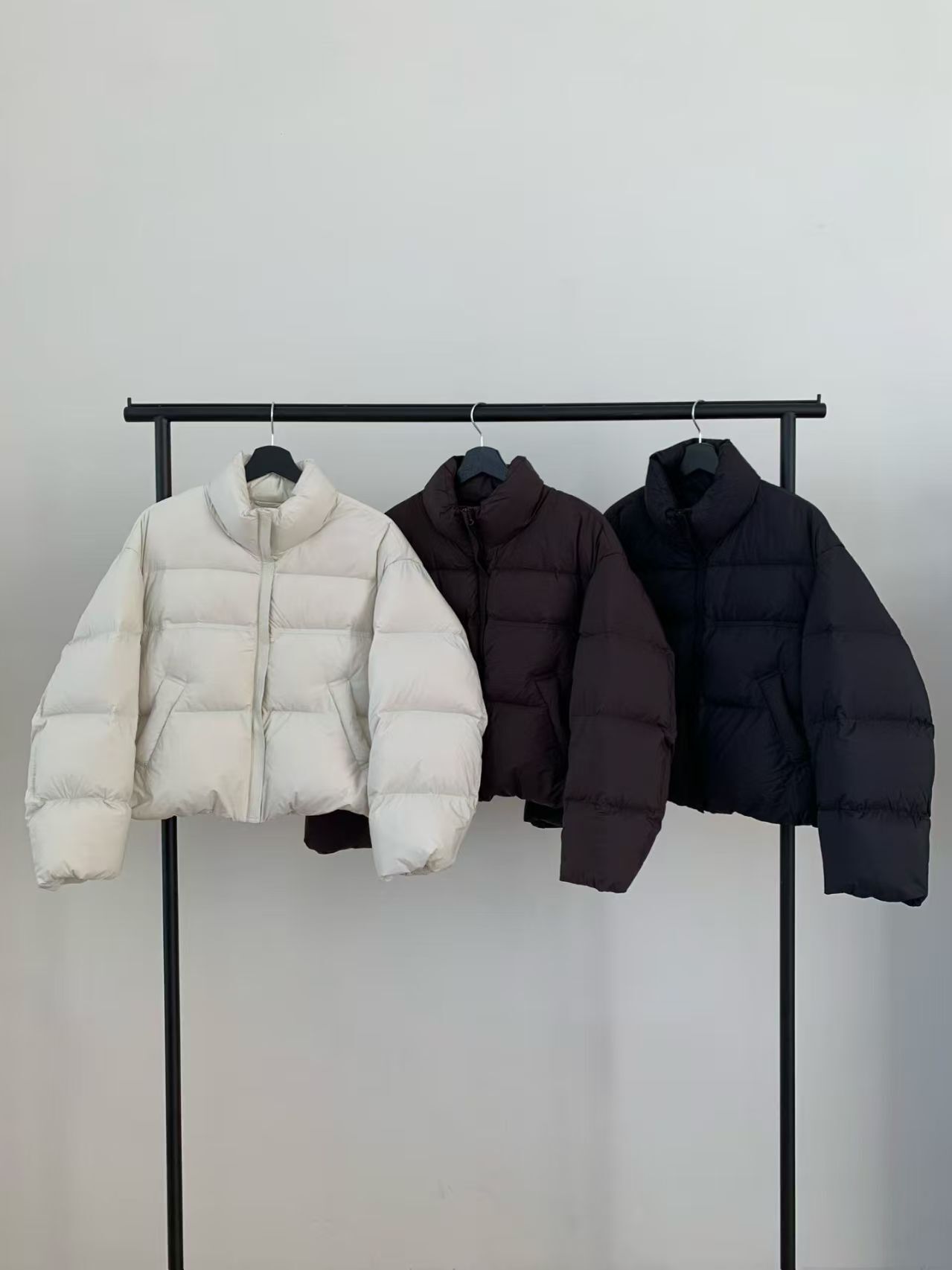 HN5316 冬日必備短版百搭羽絨