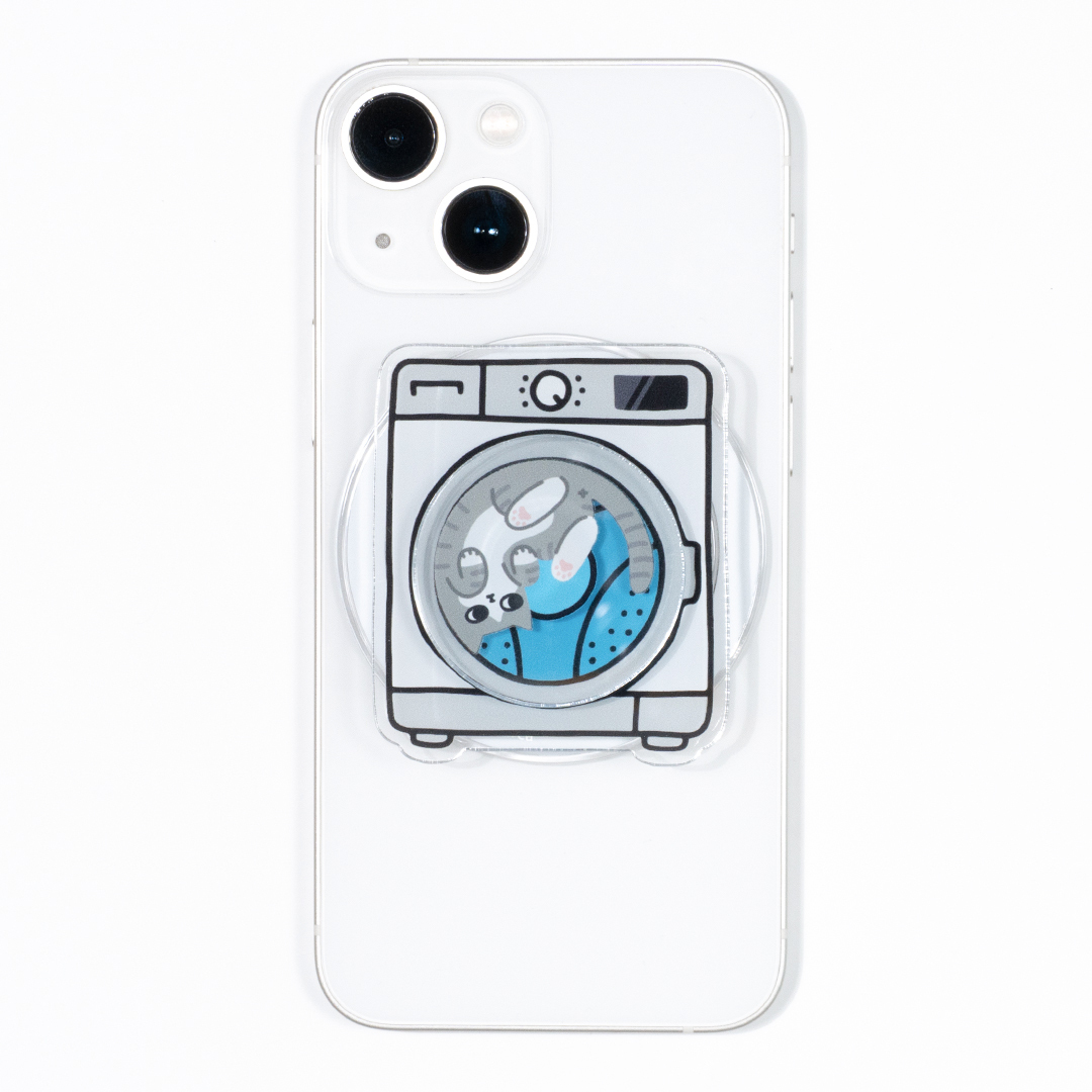 Sammyo store 磁吸手機支架 / 洗衣機鯖魚貓