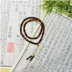 1217GZ25-琥珀GZ-撫順豬油蜜佛珠6mm（B25）