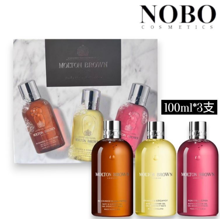 MOLTON BROWN 摩頓布朗 - 身體護理豪華沐浴套 [100ml*3支] (平行進口)