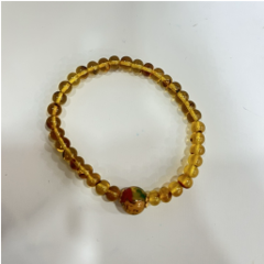 1217GZ31-琥珀GZ-撫順豆油內繪diy手串（B31）