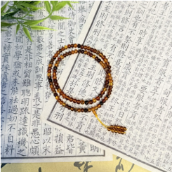 1217GZ33-琥珀GZ-撫順特級多寶佛珠6mm（B33）