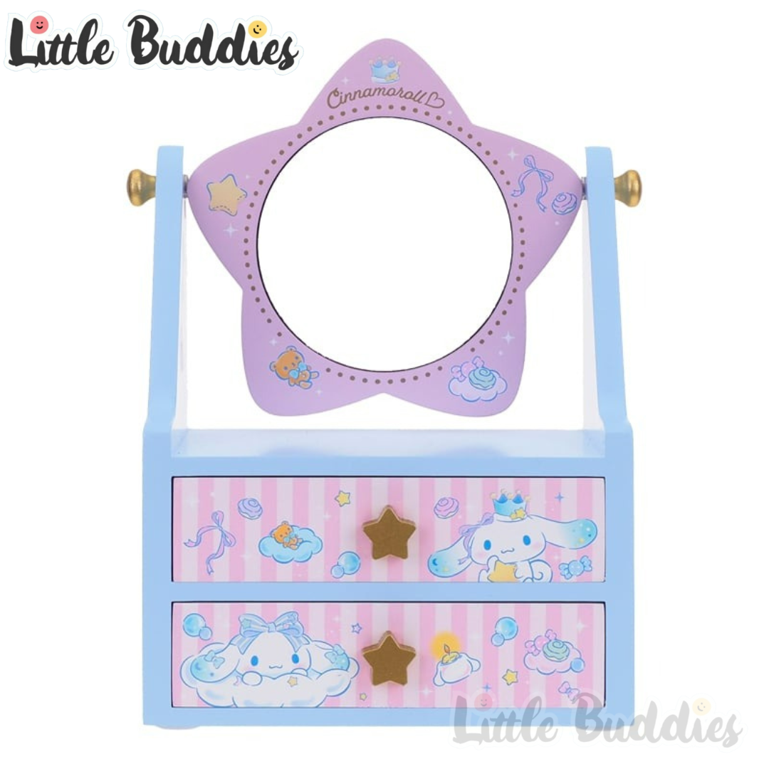 Sanrio Cinnamoroll 玉桂狗 星星鏡木製首飾盒