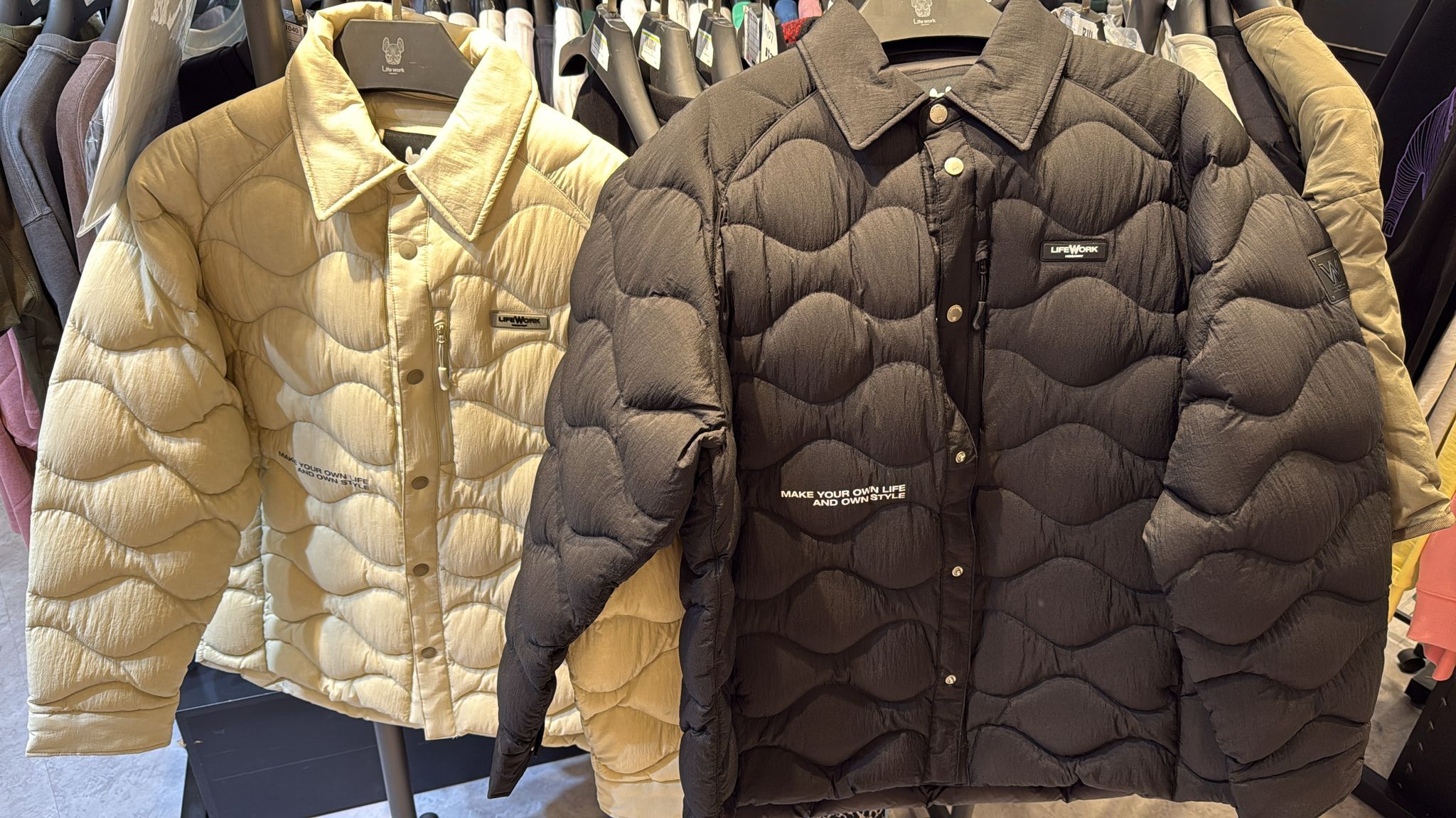 SC050 Lifework 有領夾棉外套