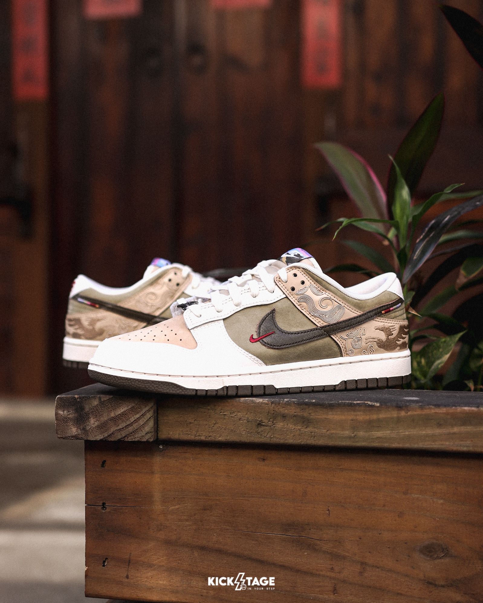 [限量商品售出無退換] 男鞋 NIKE DUNK LOW 'CNY' 棕白色 2026 馬年 新年限定 麂皮 刺繡 低筒 休閒鞋【IQ1118-220】