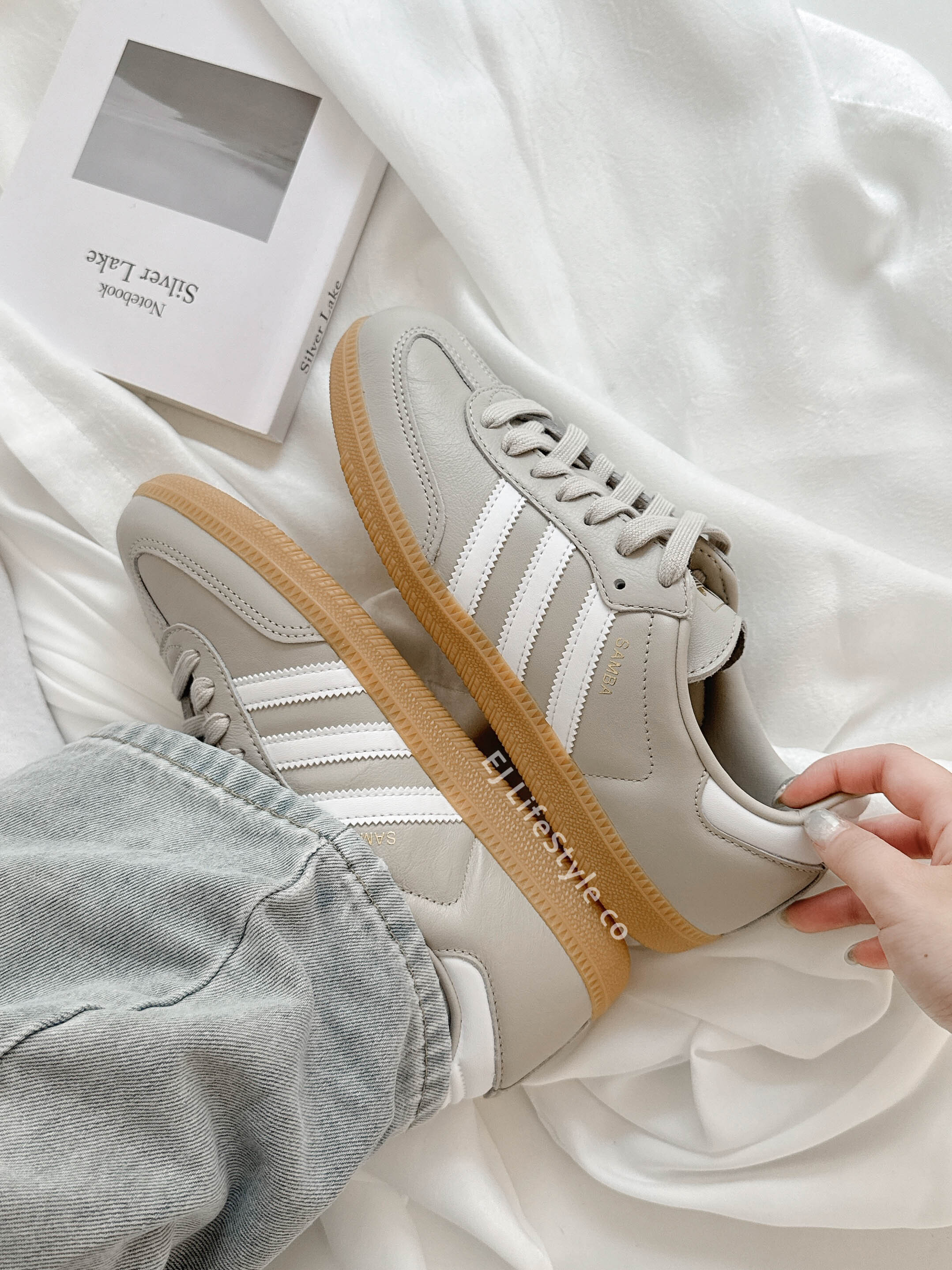 ADIDAS SAMBA OG 燕麥灰 米灰 淡奶茶 米白 焦糖底 男女鞋 JR0883 / 調貨