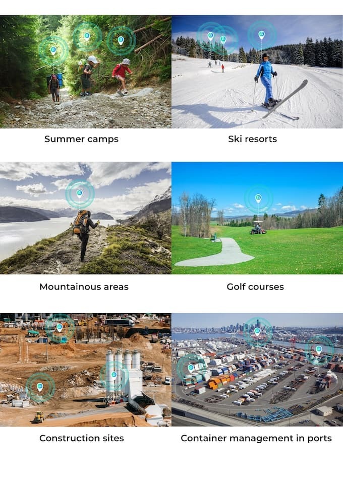 SenseCAP,T1000-A LoRaWAN 追蹤器,應用範圍