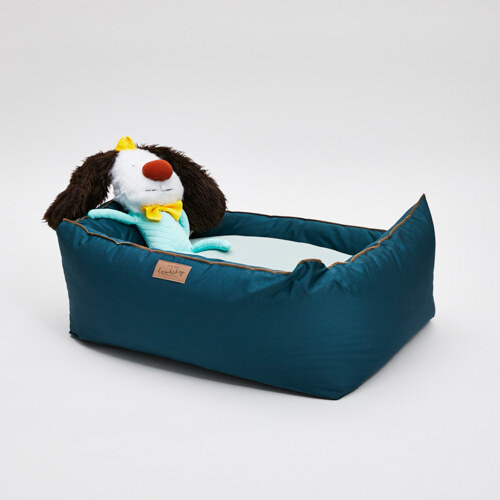 Louisdog 孔雀藍軟軟床