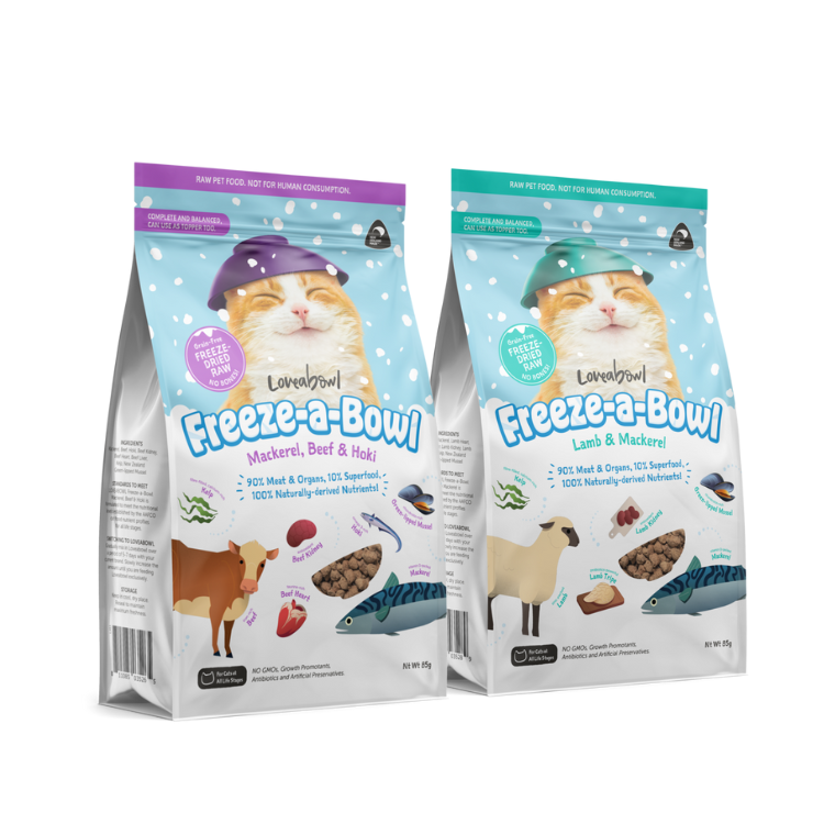 【特價中】Loveabowl 無穀物凍乾貓糧 (Best Before 2026/04) (85g 或 200g)