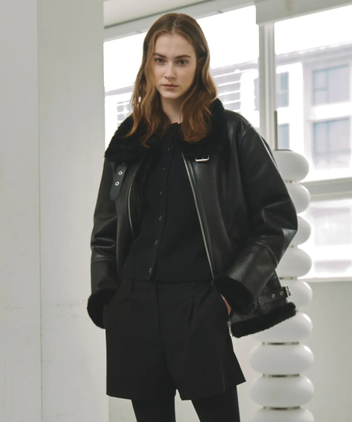 LEFTSEOUL AVIATOR B-3 MUSTANG JACKET