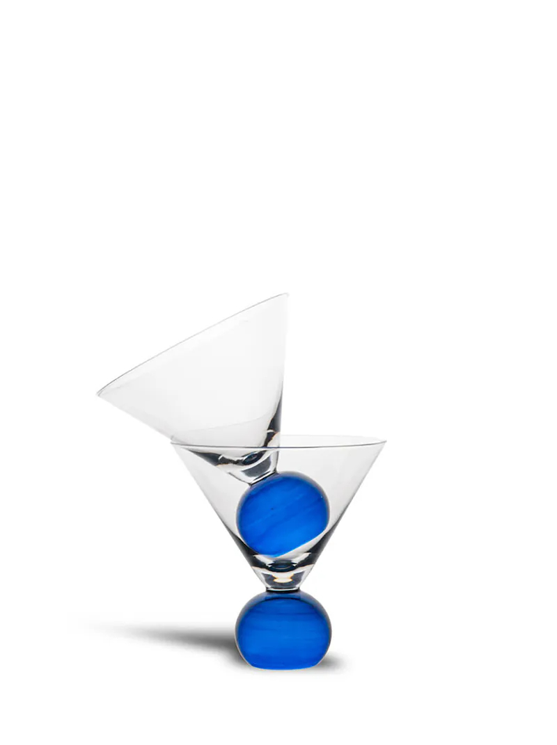 ByOn-Posh Spice 透明雞尾酒杯,亮麗的寛口造型雞尾酒杯