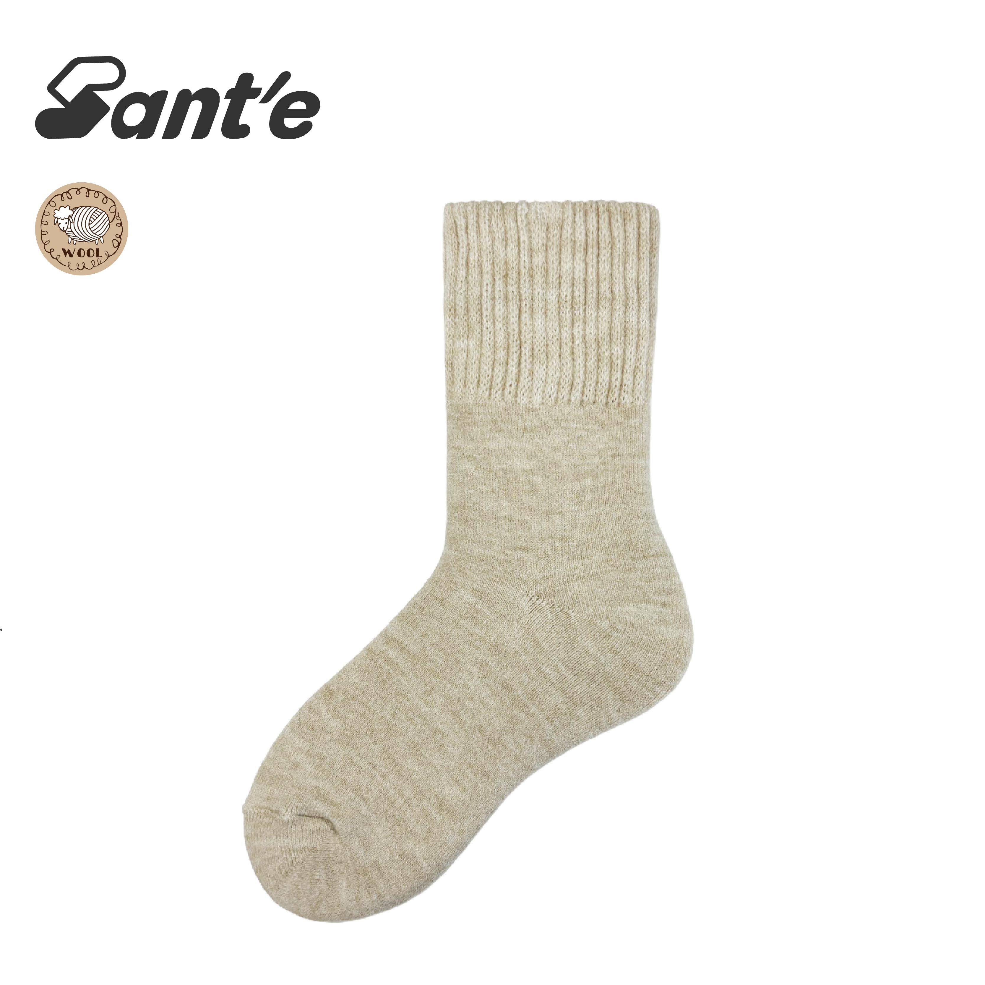 Santé 台灣 羊毛中筒磨毛絨襪 女款 (4色) 44SA1280