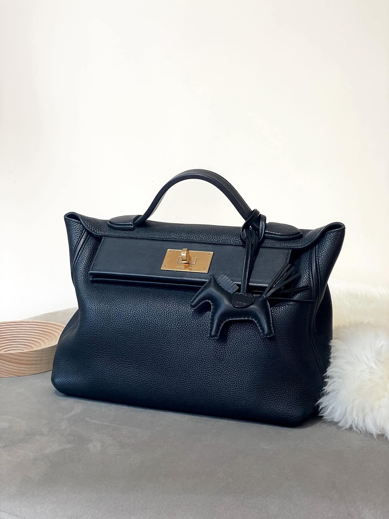 Preloved Hermes 24/24  Togo / Swift Leather Black GHW HK$4x,xxx   (HK$2,000 即時落訂)