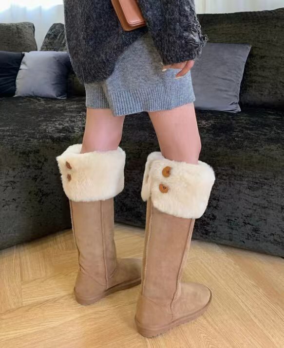 #AD103暖呼呼兩穿雪地長靴