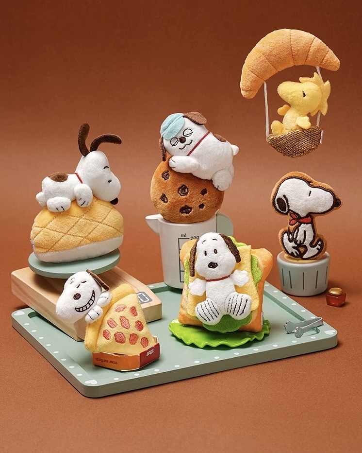 SNOOPY 史努比 烘焙工坊 冰箱貼 磁吸 磁鐵 麵包 歐拉夫 OLAF 查理布朗 毛絨 玩偶 盲盒 / 預購