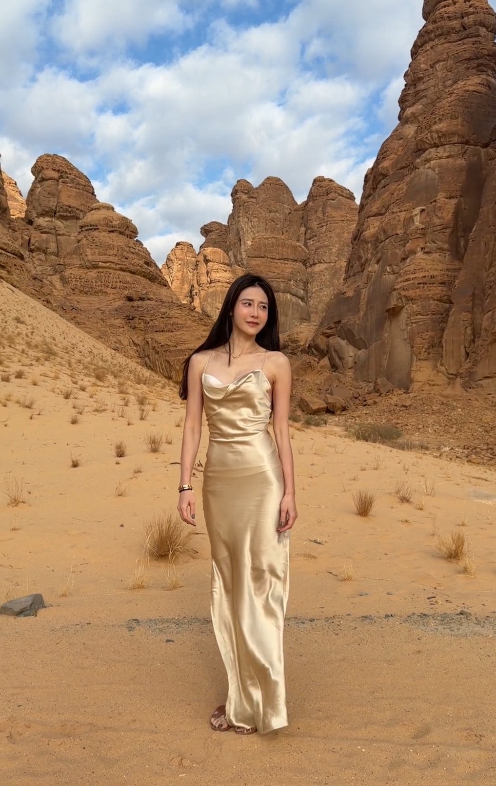 訂製款緞面絲綢晚禮服