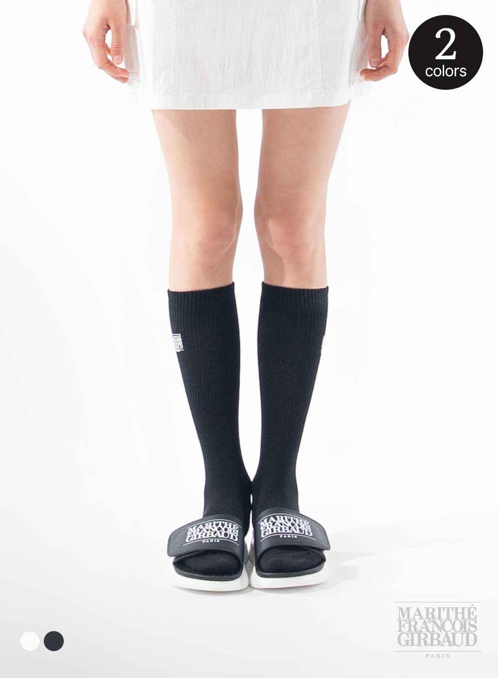 【直播】Marithe Francois Girbaud LL121607 女裝經典LOGO魔鬼氈拖鞋 (M25MAC202)