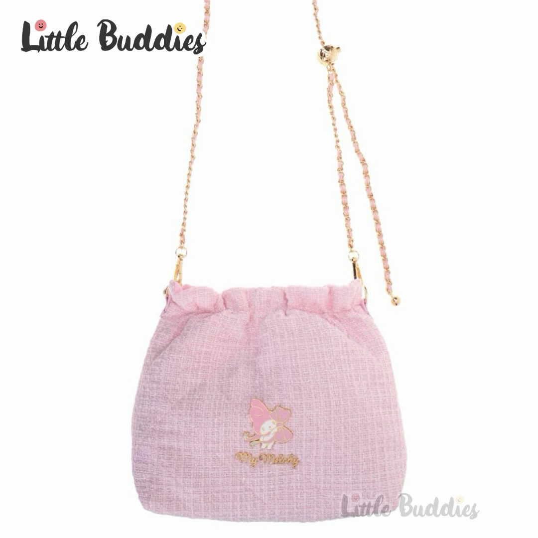 Sanrio 小香風系列 - 束口斜揹袋