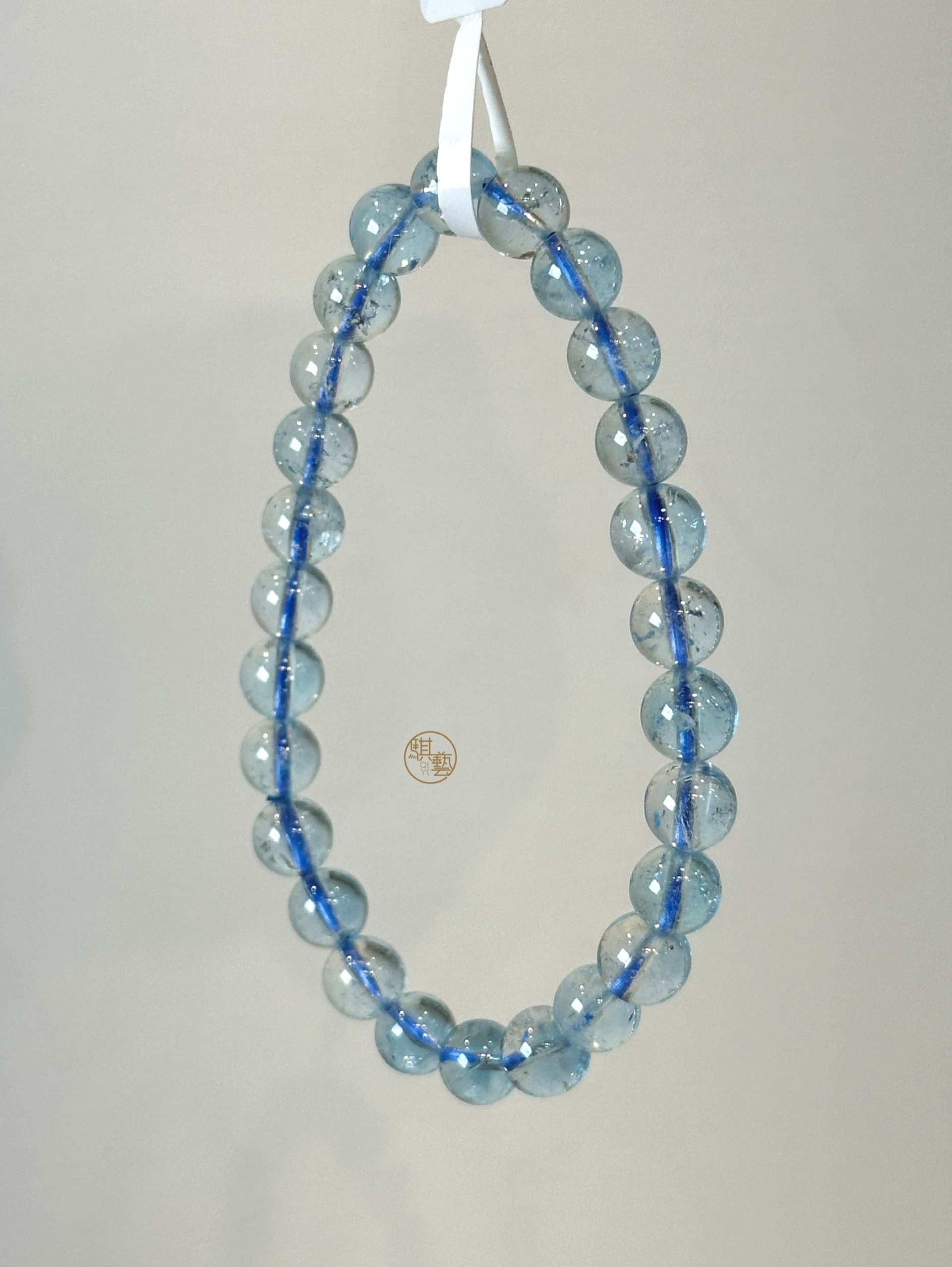 藍托帕石 7mm｜清晰表達・冷靜思緒・溫柔溝通