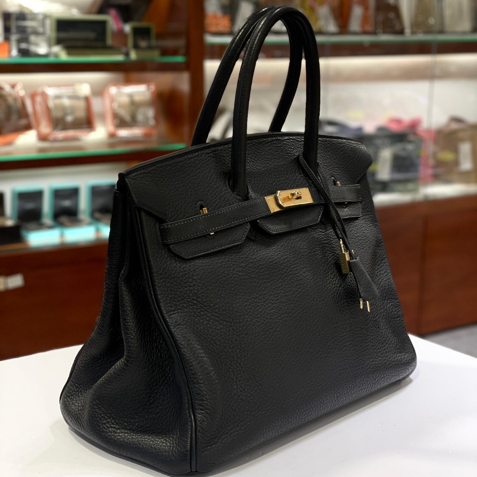 95%NEW二手BIRKIN 35 黑色金扣TOGO皮 F刻 NOIR/GHW #B35 #鉑金包 #兩年免費保養 #香榭站正品
