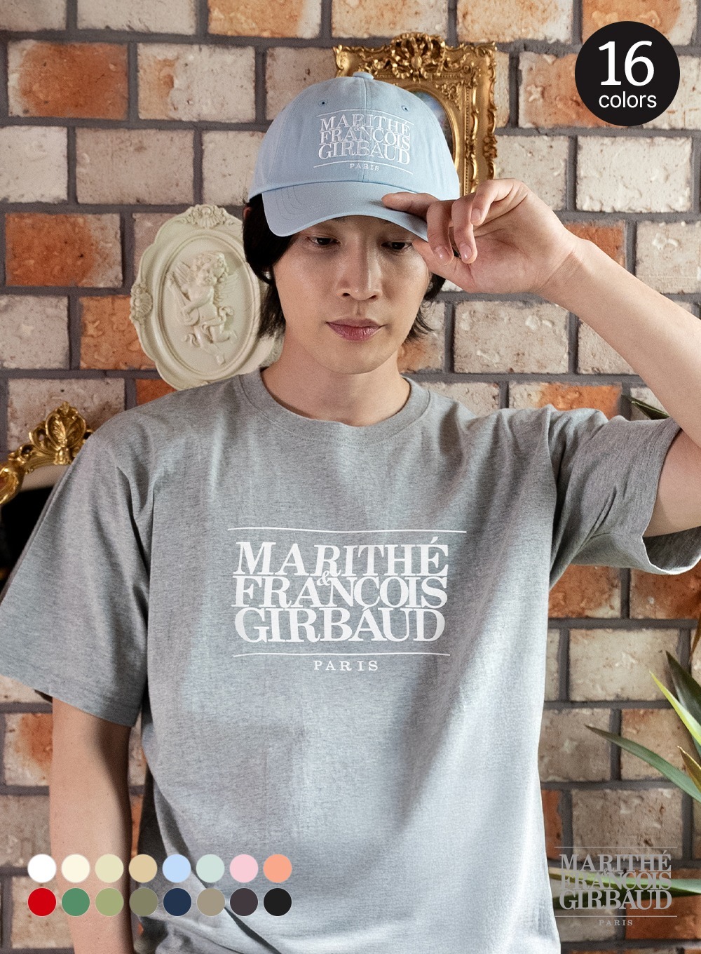 【直播】Marithe Francois Girbaud LL121608 經典LOGO純色帽子 (M25SCP008)