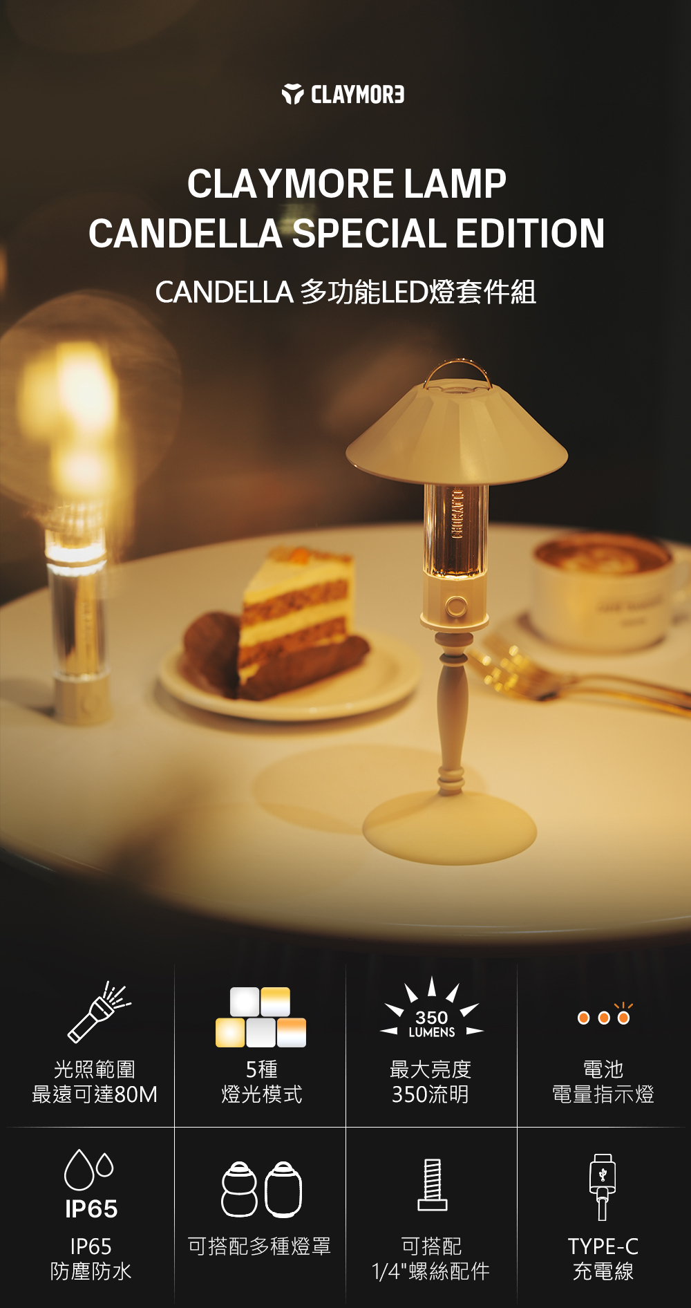 CLAYMORE CANDELLA 多功能LED燈套件組