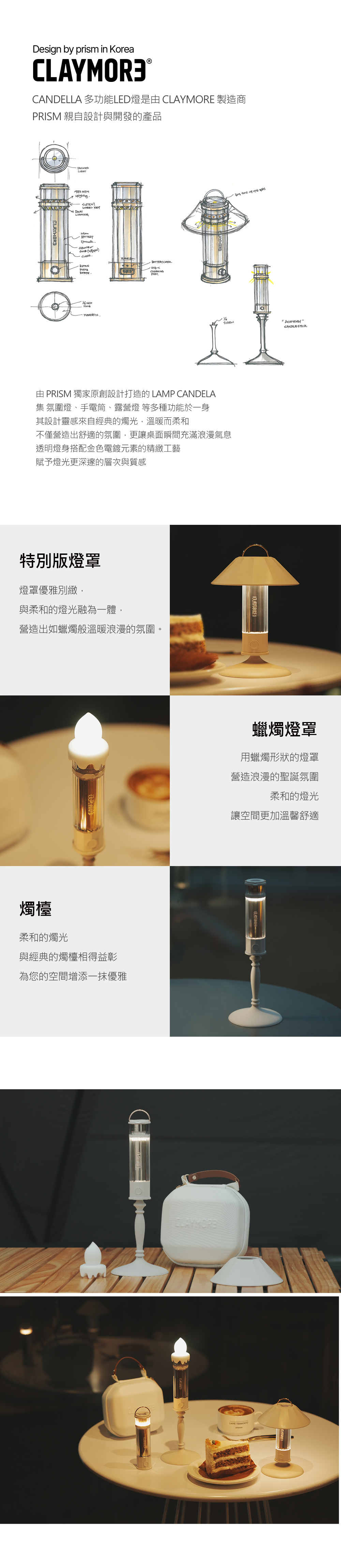 CLAYMORE CANDELLA 多功能LED燈套件組