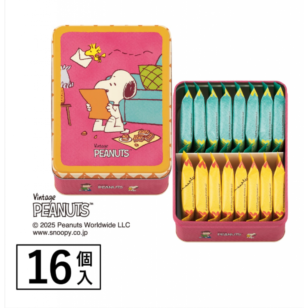 (預購商品) 日本東京車站 史努比 砂糖奶油樹 綜合 16入