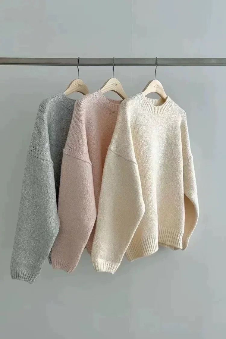 LY5337 淡色系針織毛衣