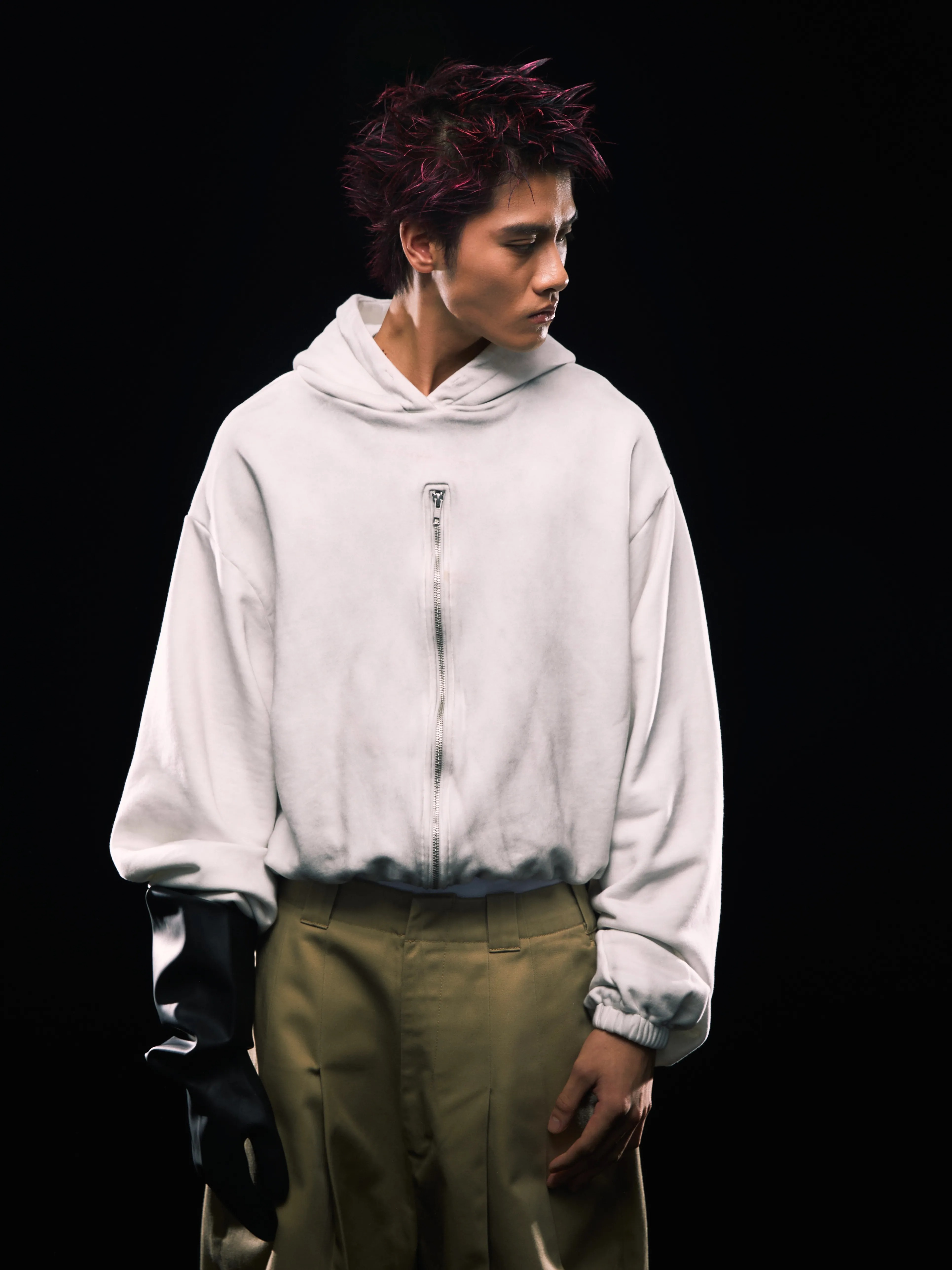 pip | Worn Drift Hoodie (White)