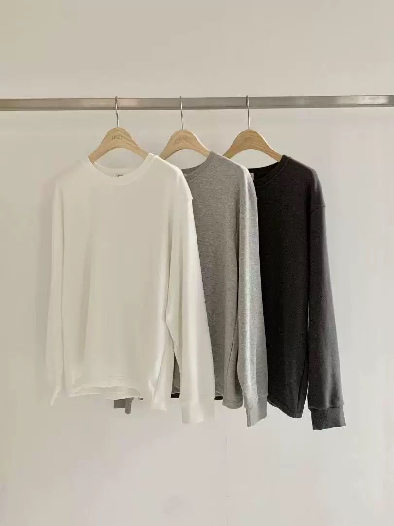 LY5331 小圓領加絨上衣