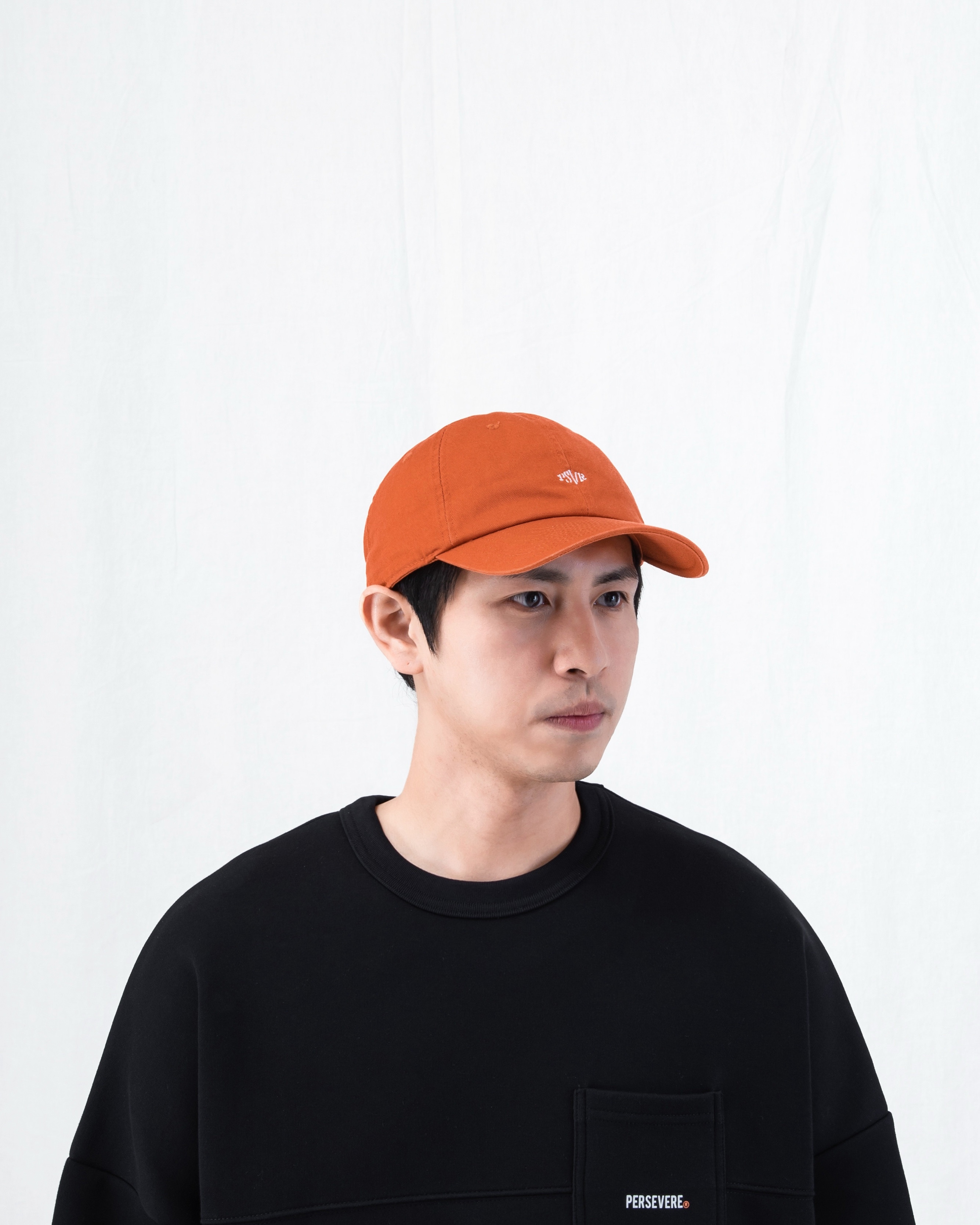 PERSEVERE 斜紋老帽 深灰/寶藍/黑藍/黑/橘/紅/森林綠 25 A/W Embroidered Twill Dad Cap