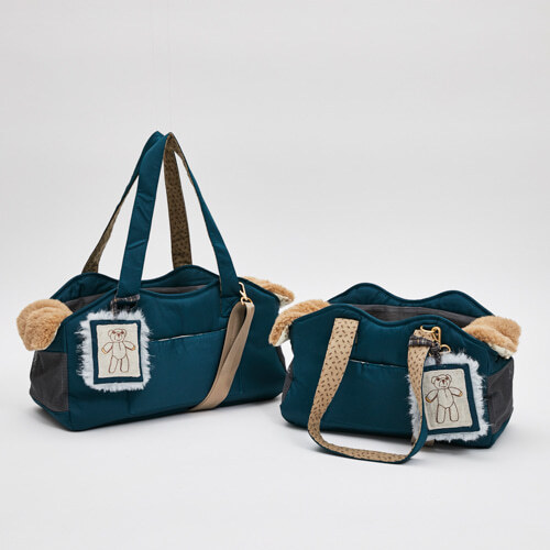 Louisdog 孔雀藍外出肩背包