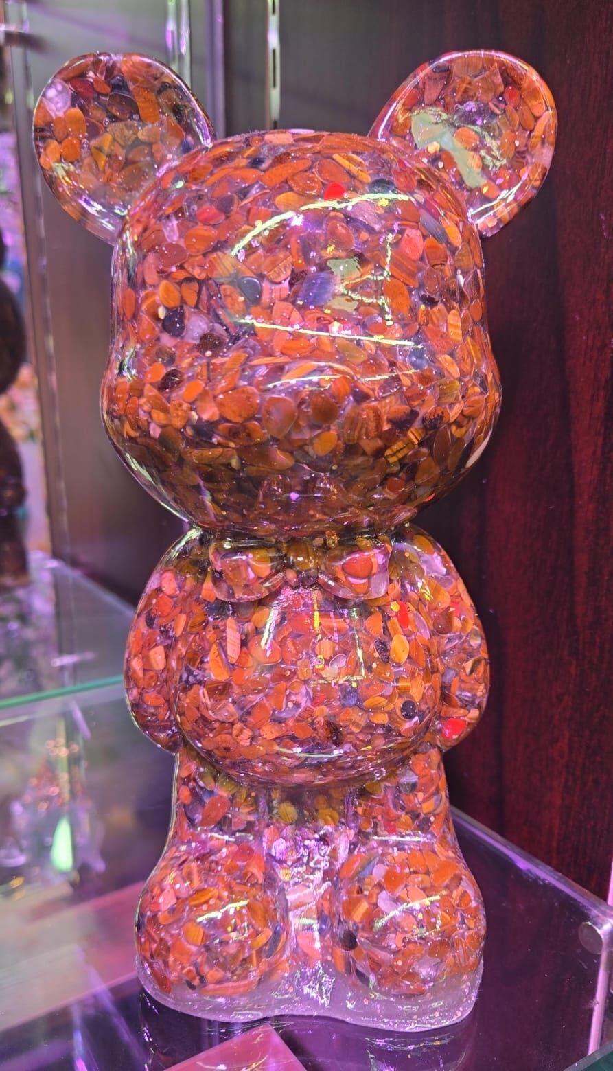 [B] GEMZ & CO MNTF BIG TIGER'S EYE BEAR DISPLAY, V438 (V438)