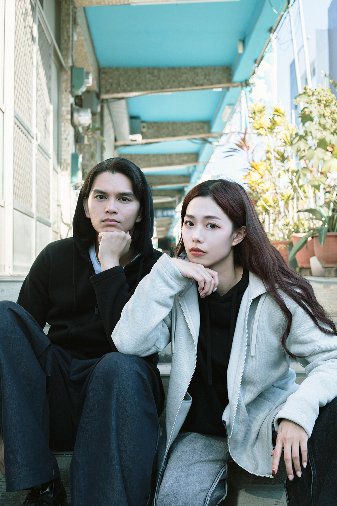 韓國 V 同款 Snow Peak 連帽拉鍊外套 (男款)