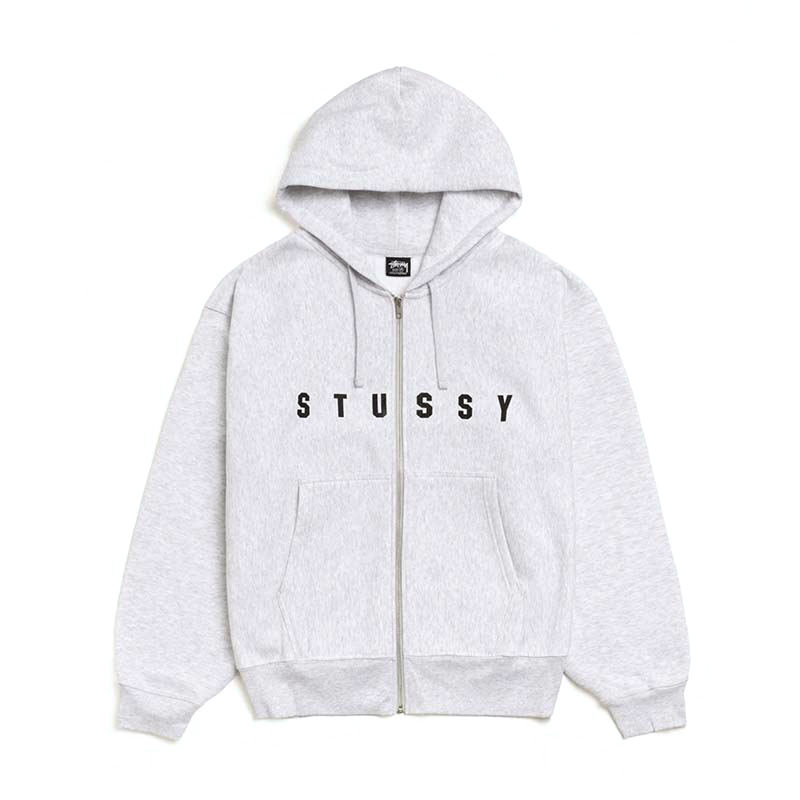 Stussy Lens Zip Hoodie 連帽外套 灰色 1975171-AR [台灣現貨]